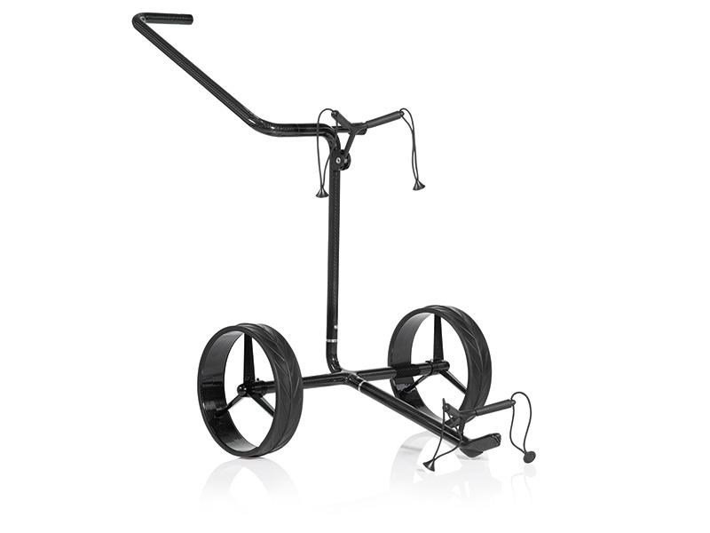 JuCad Carbon Shadow chariot manuel 2 roues, noir mat + sac de transport JTT