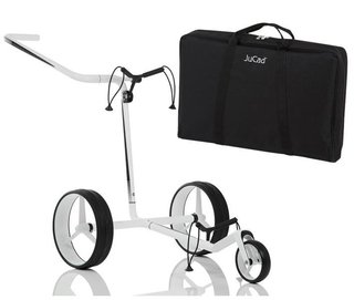 JuCad Carbon chariot manuel, noir/blanc + sac de transport JTT