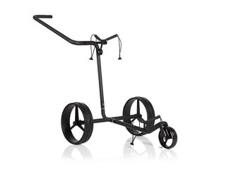 JuCad Carbon Shadow chariot manuel 3 roues, noir mat + sac de transport JTT