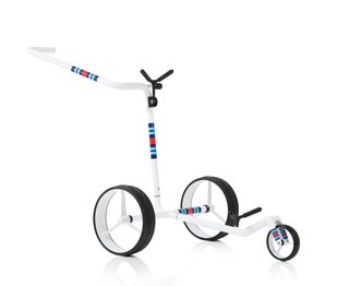 JuCad Carbon Racing chariot manuel + sac de transport JTT, blanc