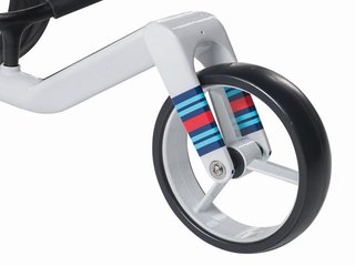 JuCad Carbon Racing chariot manuel + sac de transport JTT, blanc