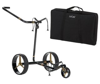 JuCad Carbon Special chariot manuel + sac de transport JTT, noir