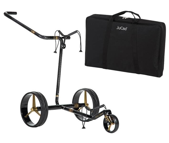JuCad Carbon Special chariot manuel + sac de transport JTT, noir