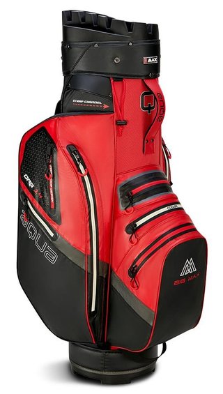 Big Max AQUA Silencio 4 Organizer cart bag, rouge/noir