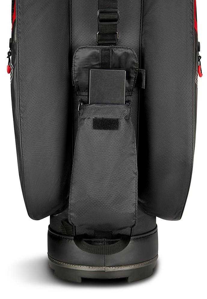 Big Max AQUA Silencio 4 Organizer cart bag, rouge/noir