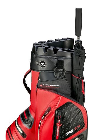 Big Max AQUA Silencio 4 Organizer cart bag, rouge/noir