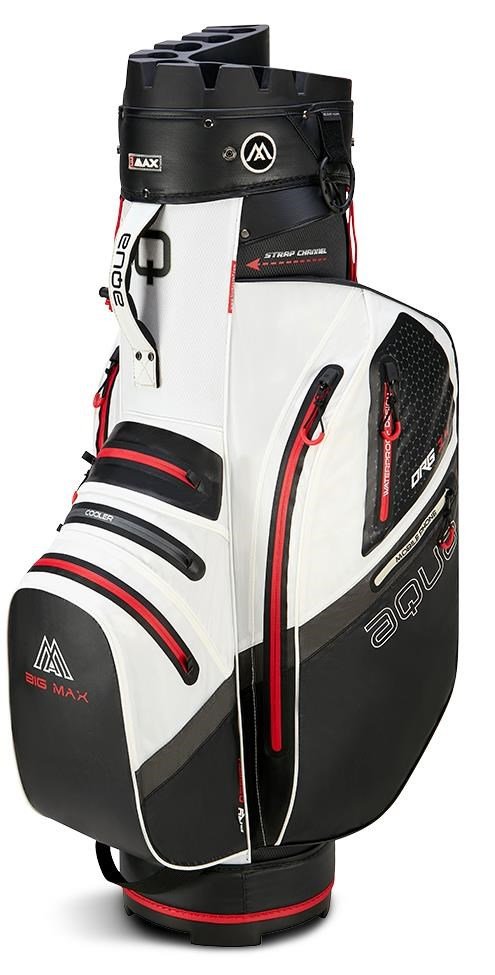Big Max AQUA Silencio 4 Organizer sac de chariot, blanc/noir/rouge