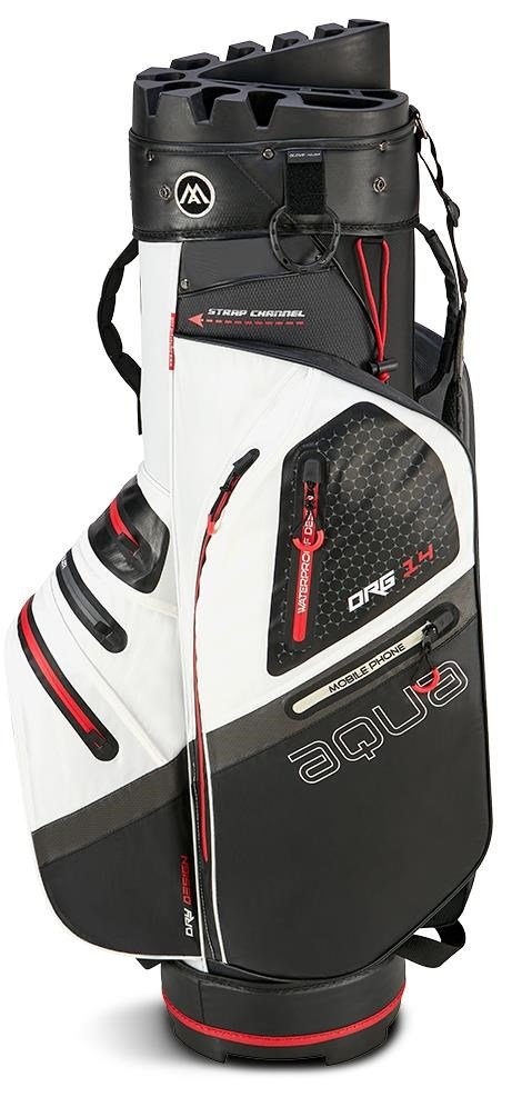 Big Max AQUA Silencio 4 Organizer sac de chariot, blanc/noir/rouge