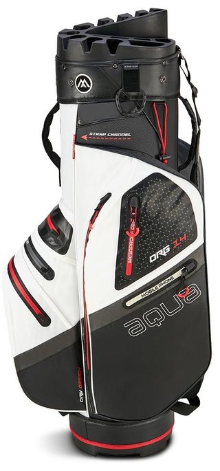 Big Max AQUA Silencio 4 Organizer sac de chariot, blanc/noir/rouge