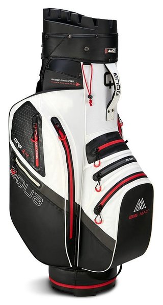 Big Max AQUA Silencio 4 Organizer sac de chariot, blanc/noir/rouge