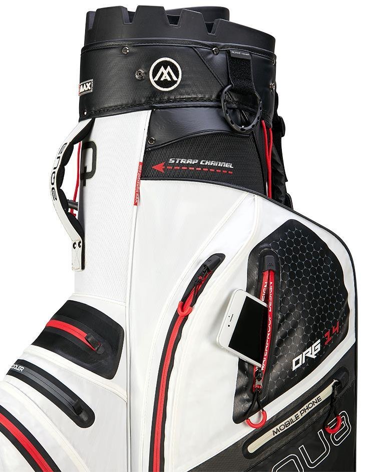 Big Max AQUA Silencio 4 Organizer sac de chariot, blanc/noir/rouge