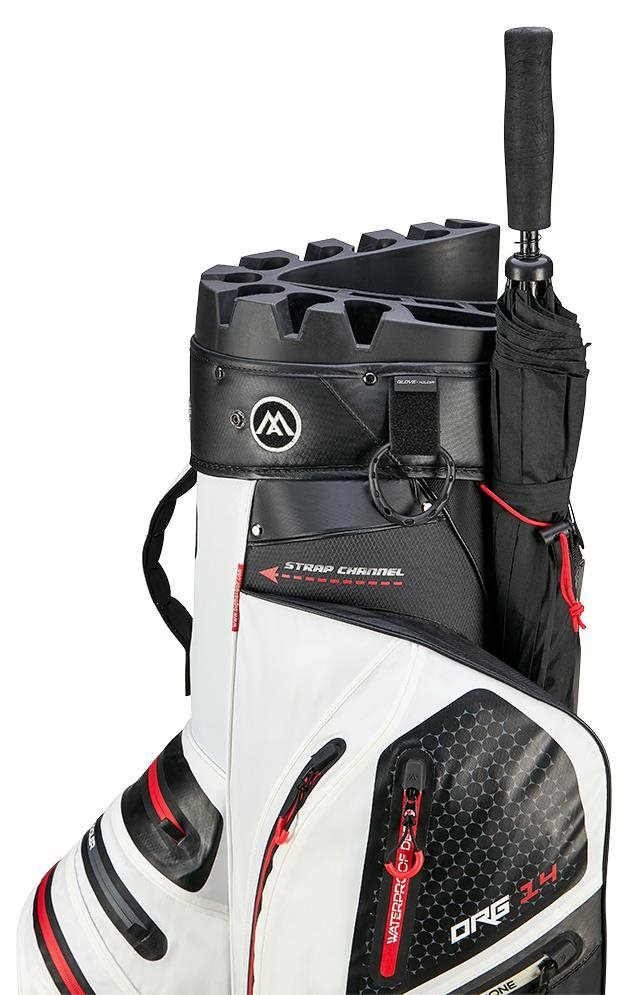 Big Max AQUA Silencio 4 Organizer sac de chariot, blanc/noir/rouge