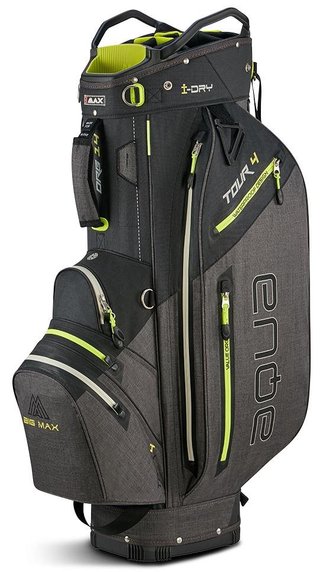 Big Max AQUA Tour 4 sac de chariot, noir/gris tempête/citron vert