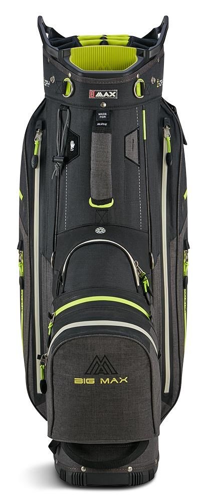 Big Max AQUA Tour 4 sac de chariot, noir/gris tempête/citron vert