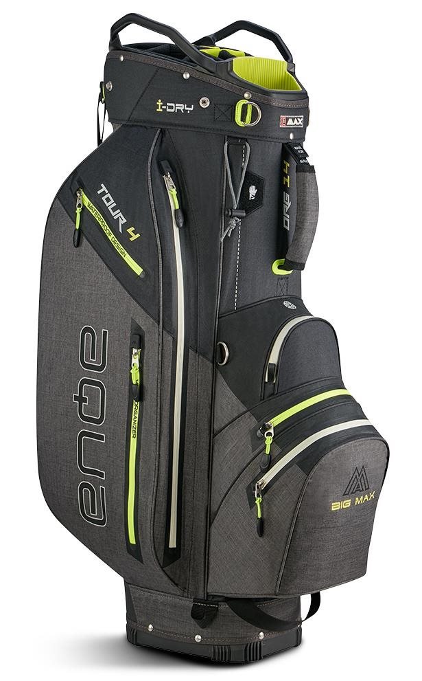 Big Max AQUA Tour 4 sac de chariot, noir/gris tempête/citron vert