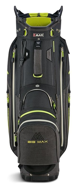 Big Max AQUA Tour 4 sac de chariot, noir/gris tempête/citron vert