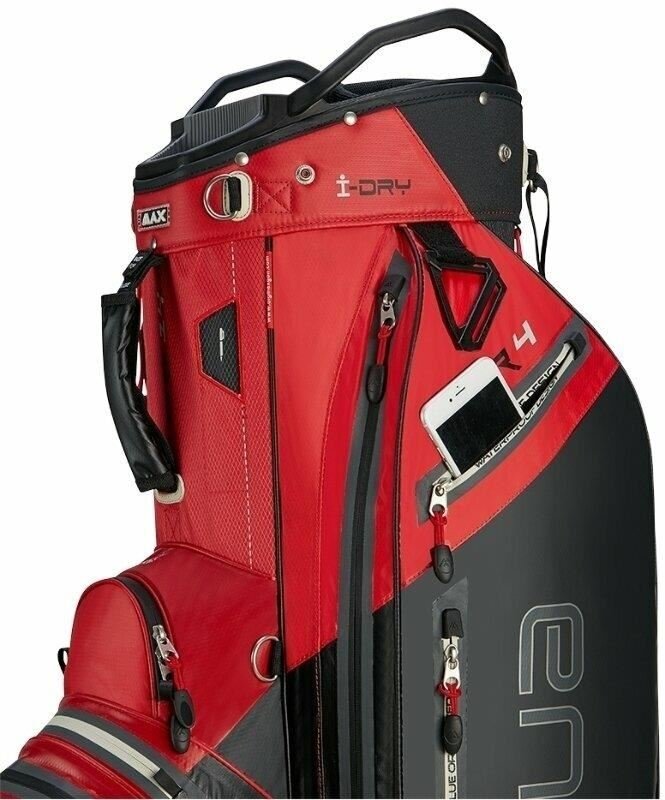 Big Max AQUA Tour 4 cart bag, rouge/noir