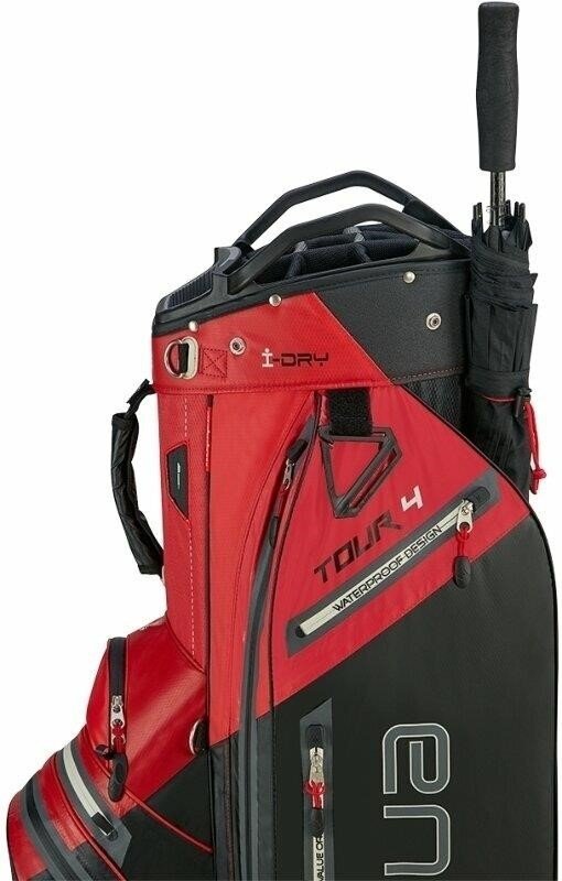 Big Max AQUA Tour 4 cart bag, rouge/noir