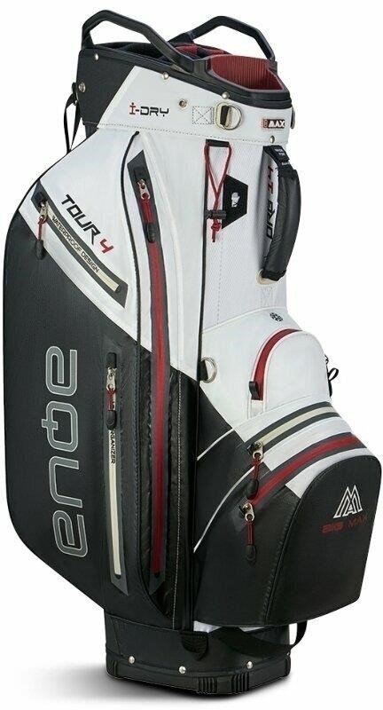 Big Max AQUA Tour 4 cart bag, blanc/noir/merlot