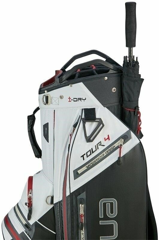 Big Max AQUA Tour 4 cart bag, blanc/noir/merlot