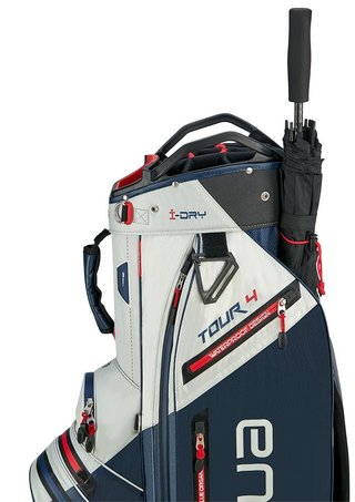 Big Max AQUA Tour 4 cart bag, off white/navy/red