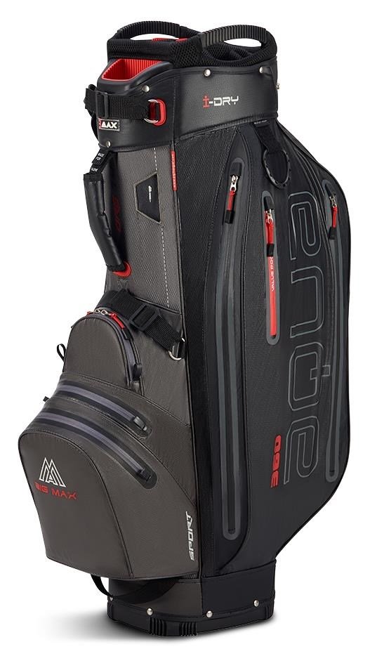 Big Max AQUA Sport 360 sac de chariot, charcoal/black/red