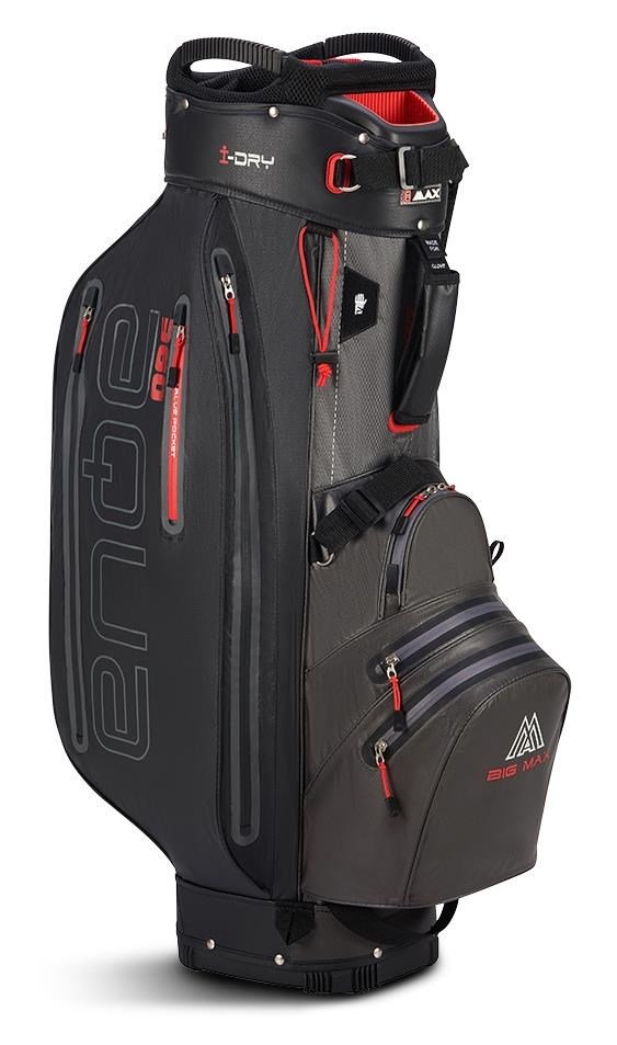Big Max AQUA Sport 360 sac de chariot, charcoal/black/red