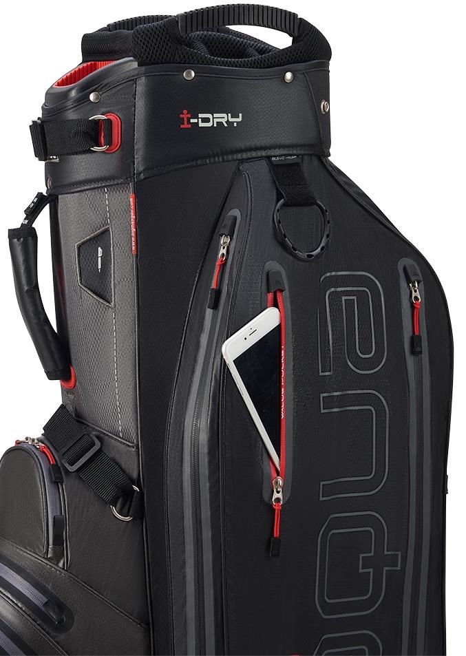 Big Max AQUA Sport 360 sac de chariot, charcoal/black/red