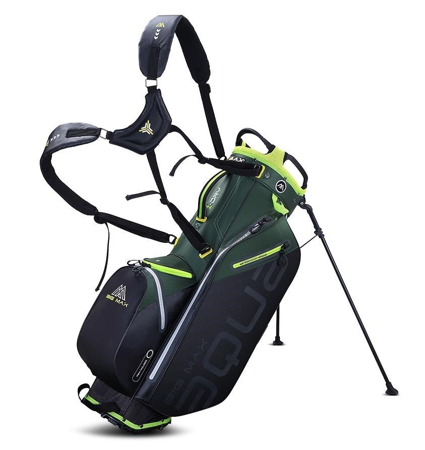 Big Max AQUA Eight G stand bag, vert forêt/noir/lime
