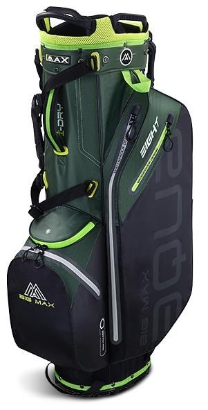 Big Max AQUA Eight G stand bag, vert forêt/noir/lime