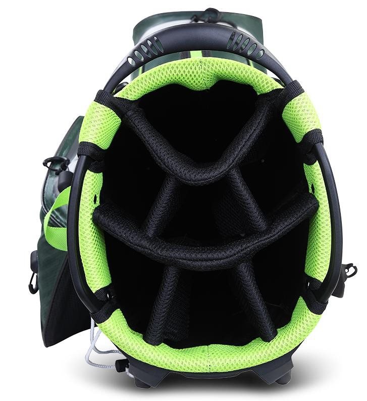 Big Max AQUA Eight G stand bag, vert forêt/noir/lime