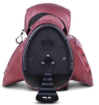 Big Max AQUA Seven G sac de golf à porter, off white/merlot