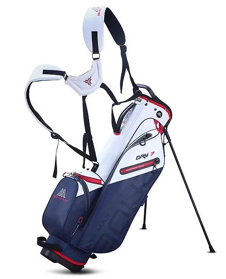 Big Max AQUA Seven G sac de golf à porter, blanc/marine/rouge