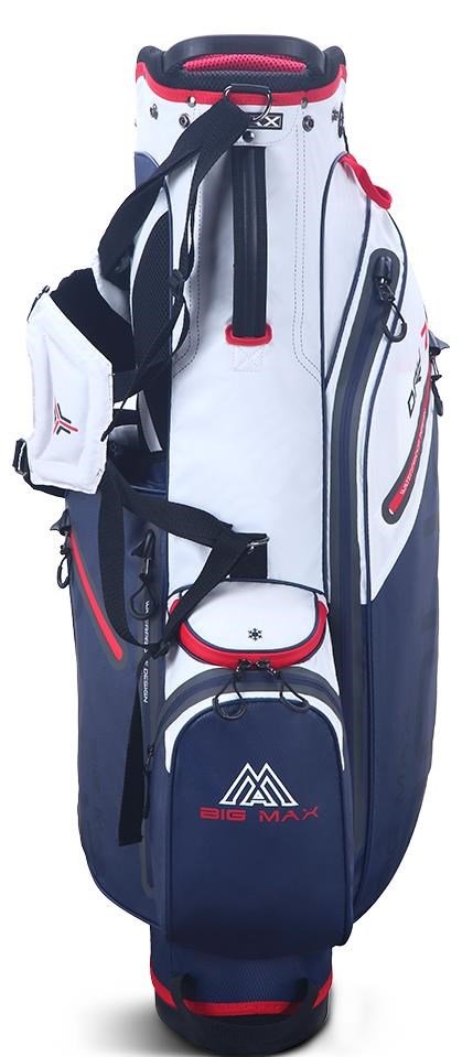 Big Max AQUA Seven G sac de golf à porter, blanc/marine/rouge