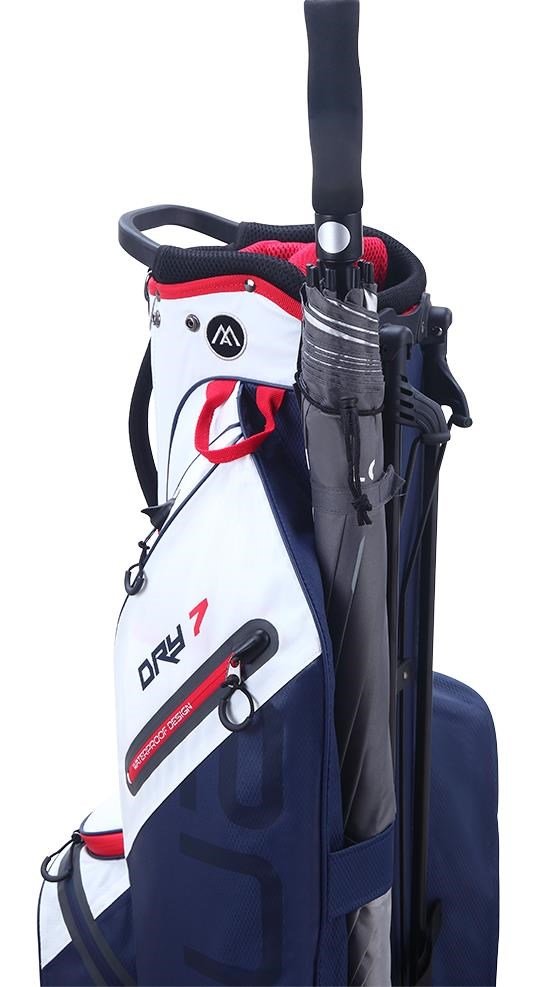 Big Max AQUA Seven G sac de golf à porter, blanc/marine/rouge