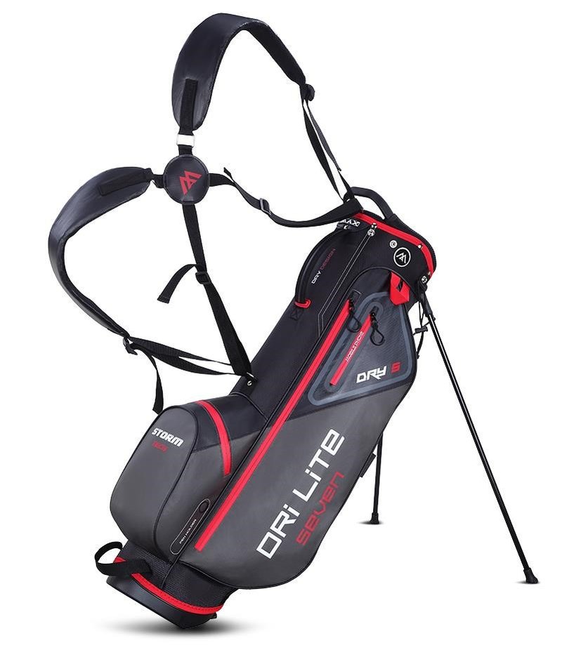 Big Max Dri Lite Seven G stand bag, black/red