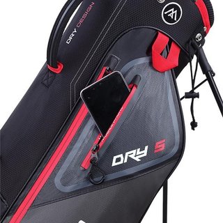Big Max Dri Lite Seven G stand bag, black/red