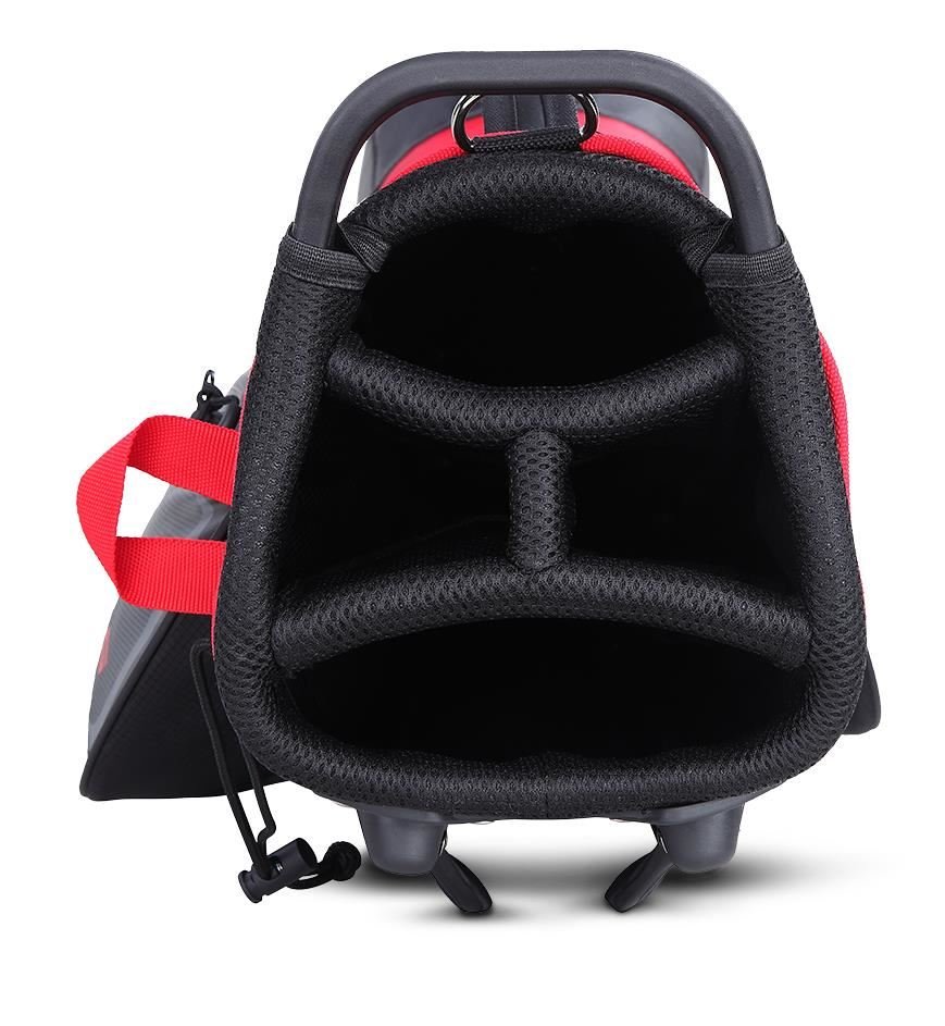 Big Max Dri Lite Seven G stand bag, black/red