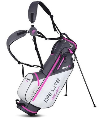 Big Max Dri Lite Seven G sac de golf à trépied, charcoal/fuchsia/blanc