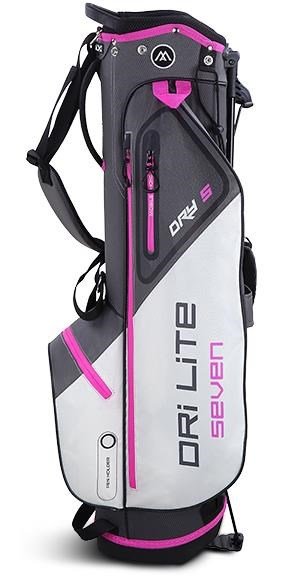 Big Max Dri Lite Seven G sac de golf à trépied, charcoal/fuchsia/blanc