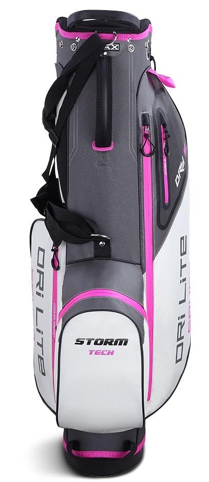 Big Max Dri Lite Seven G sac de golf à trépied, charcoal/fuchsia/blanc