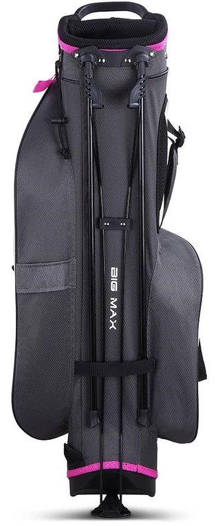 Big Max Dri Lite Seven G sac de golf à trépied, charcoal/fuchsia/blanc