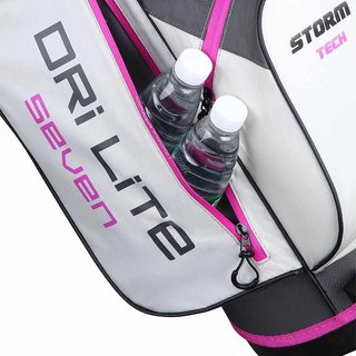 Big Max Dri Lite Seven G sac de golf à trépied, charcoal/fuchsia/blanc