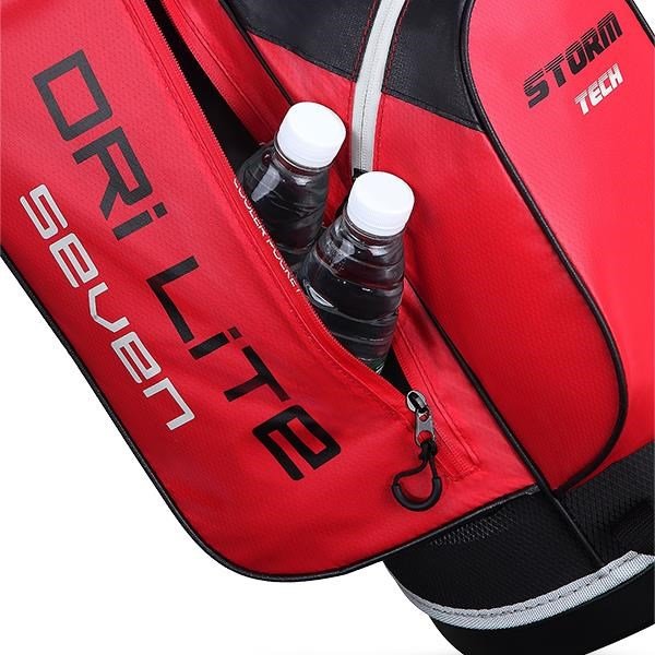 Big Max Dri Lite Seven G stand bag, rouge/noir