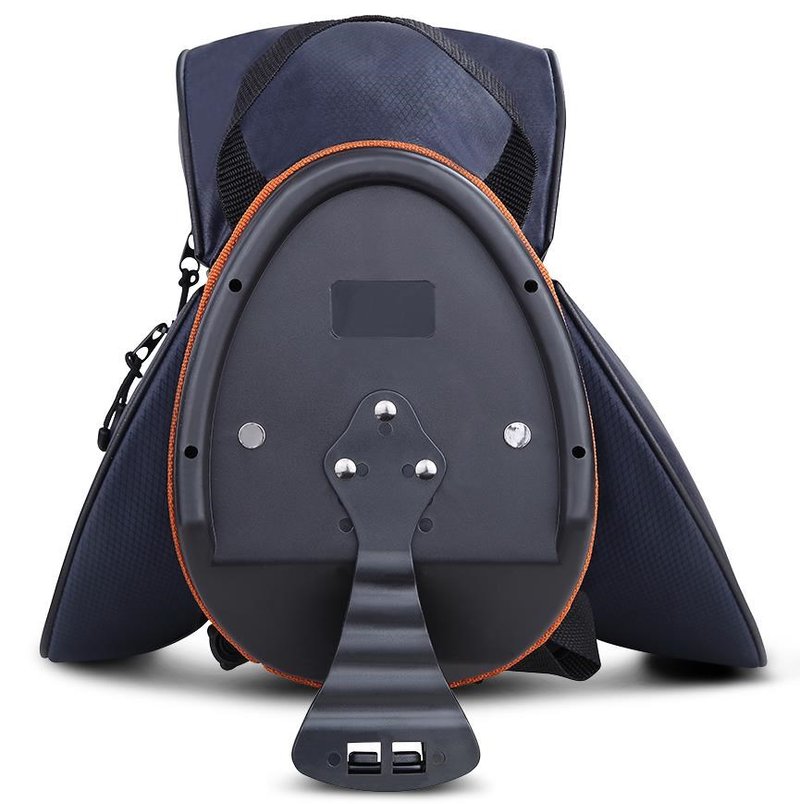 Big Max Dri Lite Seven G sac de golf à trépied, steel blue/rust/white