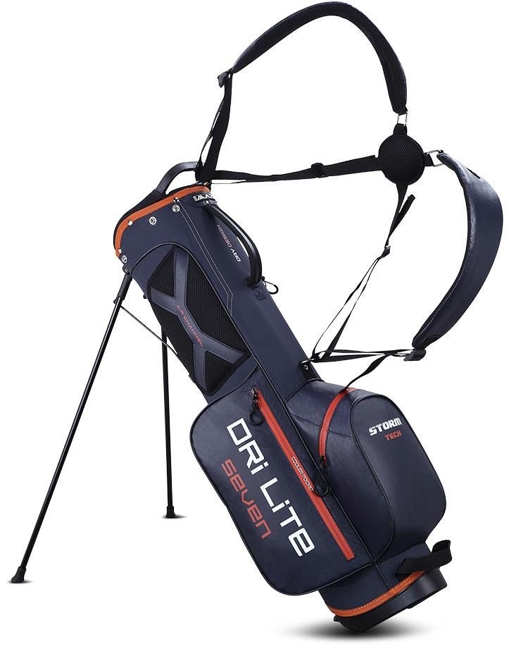 Big Max Dri Lite Seven G sac de golf à trépied, steel blue/rust/white