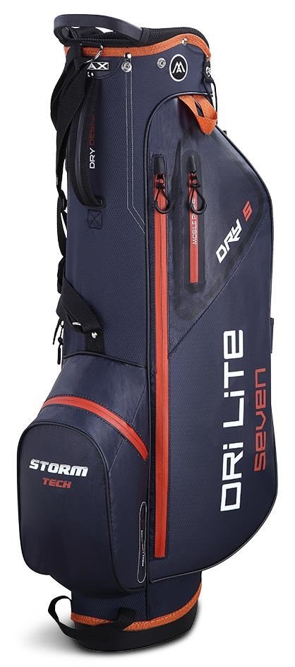 Big Max Dri Lite Seven G sac de golf à trépied, steel blue/rust/white