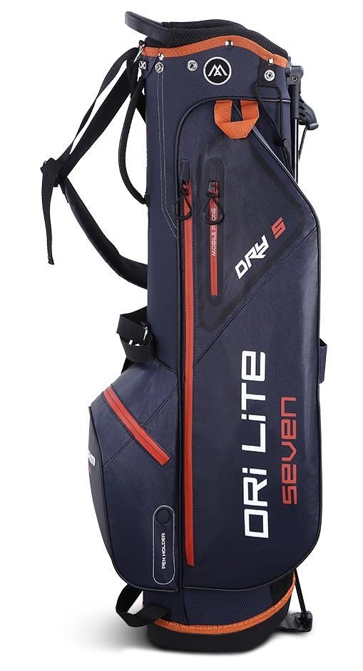 Big Max Dri Lite Seven G sac de golf à trépied, steel blue/rust/white