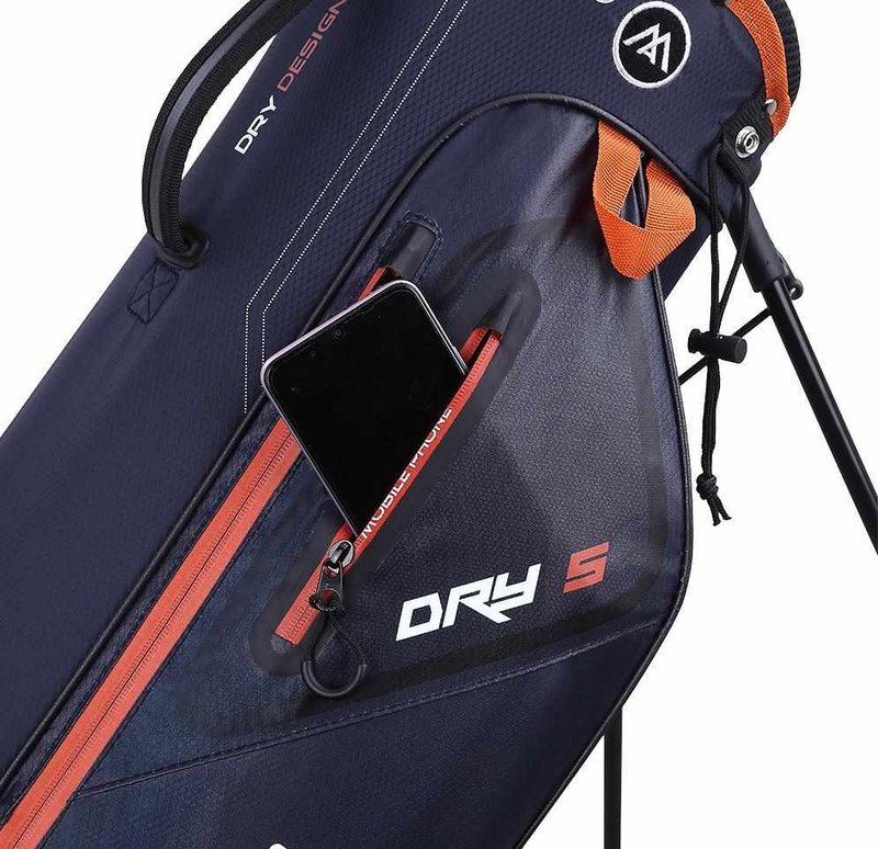 Big Max Dri Lite Seven G sac de golf à trépied, steel blue/rust/white