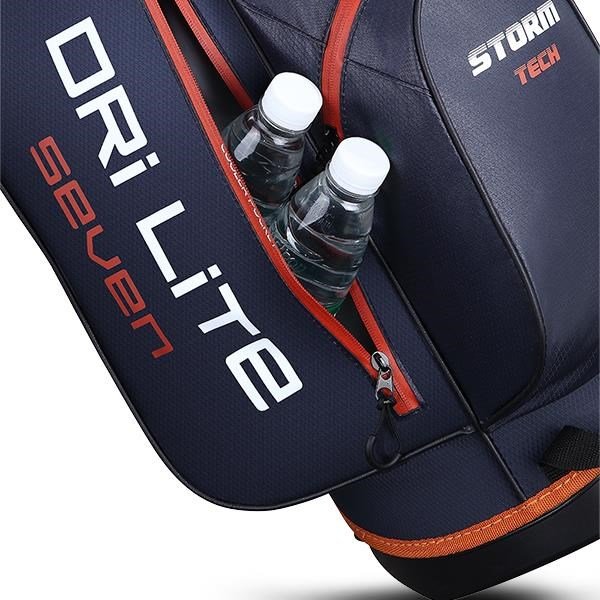 Big Max Dri Lite Seven G sac de golf à trépied, steel blue/rust/white